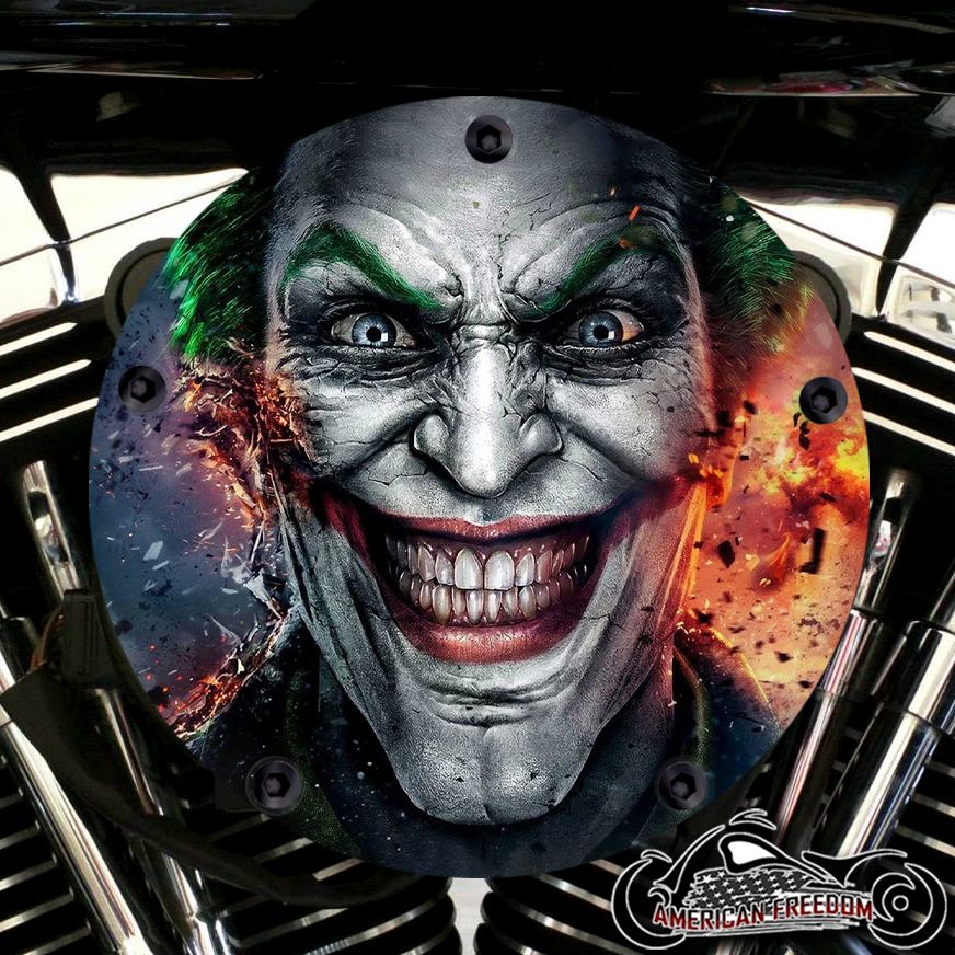 Harley Davidson High Flow Air Cleaner Cover - Destructive Joker